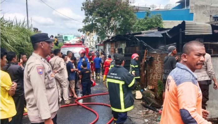 Kebakaran Di Siantar Barat, Polisi Pastikan Tidak Ada Korban Jiwa