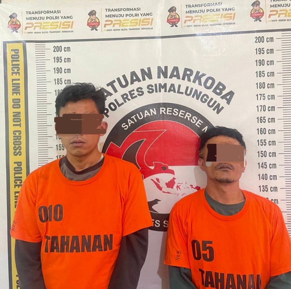 Polres Simalungun Bekuk Dua Pengedar Sabu Di Parapat