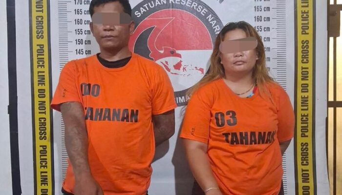 Pasangan Kekasih Bandar Sabu Diringkus Polres Simalungun, 7,93 Gram Diamankan