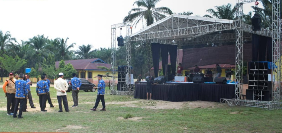 Padanglawas Siapkan Lokasi Pramuka Untuk Hari Santri Nasional 2025