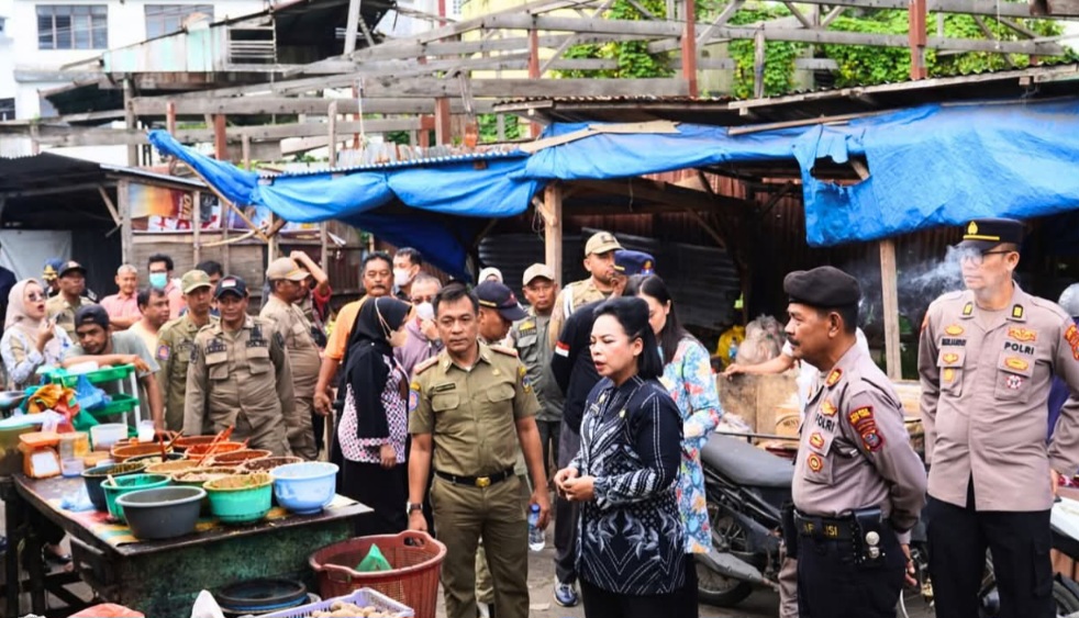 Revitalisasi Pasar Inpres Tebingtinggi Dimulai, Pedagang Direlokasi Sementara