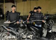 Polres Pematangsiantar Tindak 9 Sepeda Motor Berknalpot Brong