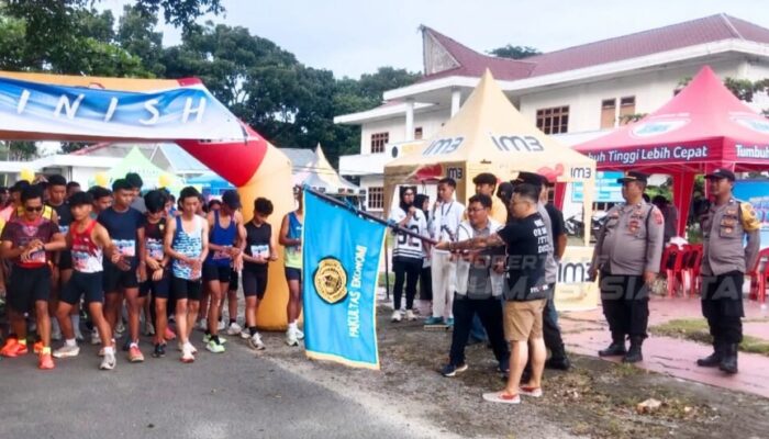 Kapolsek Siantar Martoba Amankan Fun Run FE Art Fast VI USI