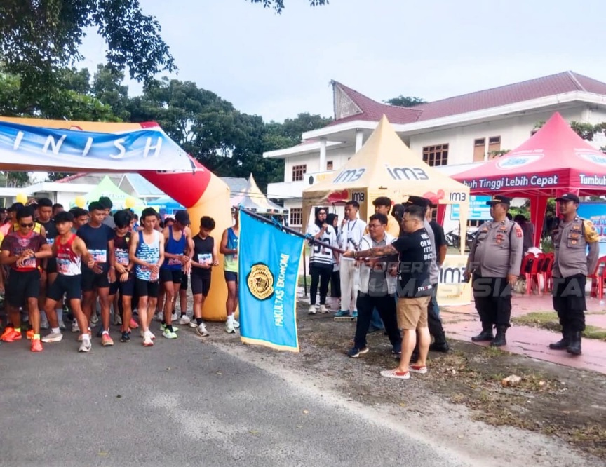 Kapolsek Siantar Martoba Amankan Fun Run FE Art Fast VI USI