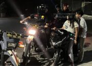 Patroli Subuh Polres Pematangsiantar, Tindak 5 Motor Berknalpot Brong