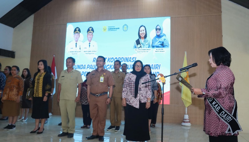 Bunda PAUD Dairi Kukuhkan Pokja Periode 2025-2030, Fokus Pengembangan Karakter Anak 0-6 Tahun