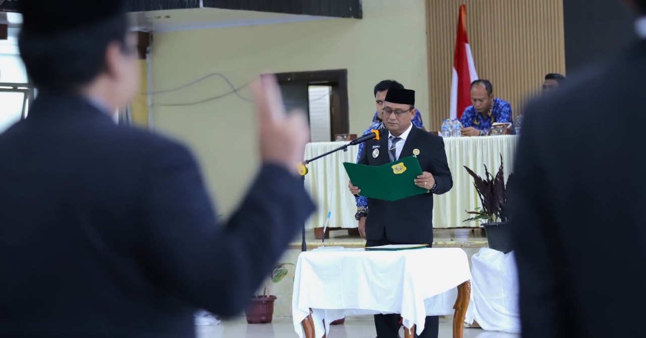 Wakil Bupati Dairi Lantik 40 Pejabat, Tekankan Integritas Dan Loyalitas