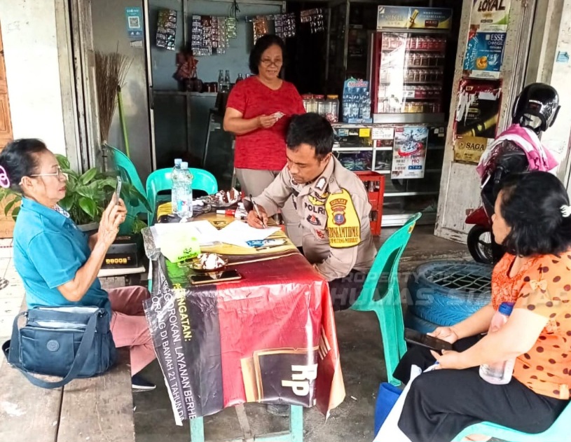 Mediasi Pinjam Emas, Polsek Siantar Marihat Damaikan Warga