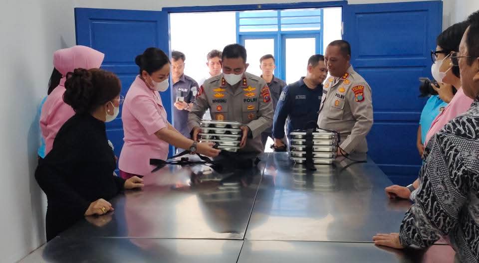 Kapolda Sumut Tekankan “Security Food” Saat Meresmikan SPPG Polres Simalungun