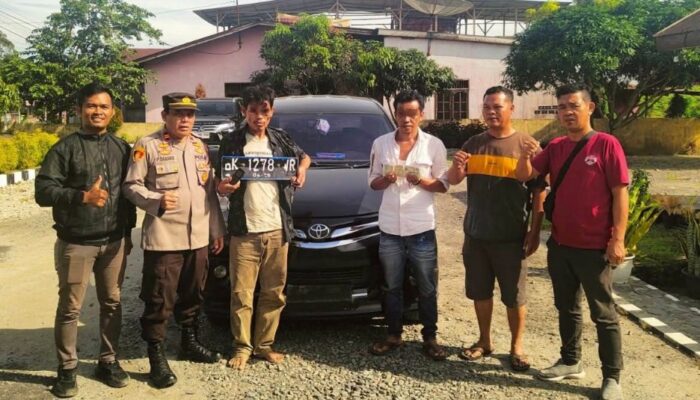 Polsek Dolok Panribuan Ungkap Kasus Pencurian Mobil Avanza Dalam 24 Jam