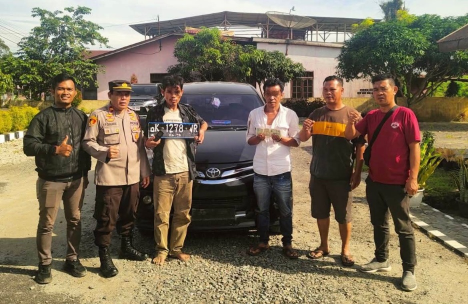 Polsek Dolok Panribuan Ungkap Kasus Pencurian Mobil Avanza Dalam 24 Jam