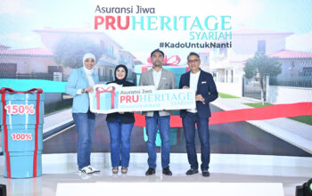 PT Prudential Sharia Life Assurance (Prudential Syariah) secara resmi meluncurkan PRUHeritage Syariah Essential Plan, produk perlindungan jiwa dengan manfaat booster proteksi yang dapat meningkatkan nilai santunan asuransi hingga 150% tanpa kenaikan kontribusi.