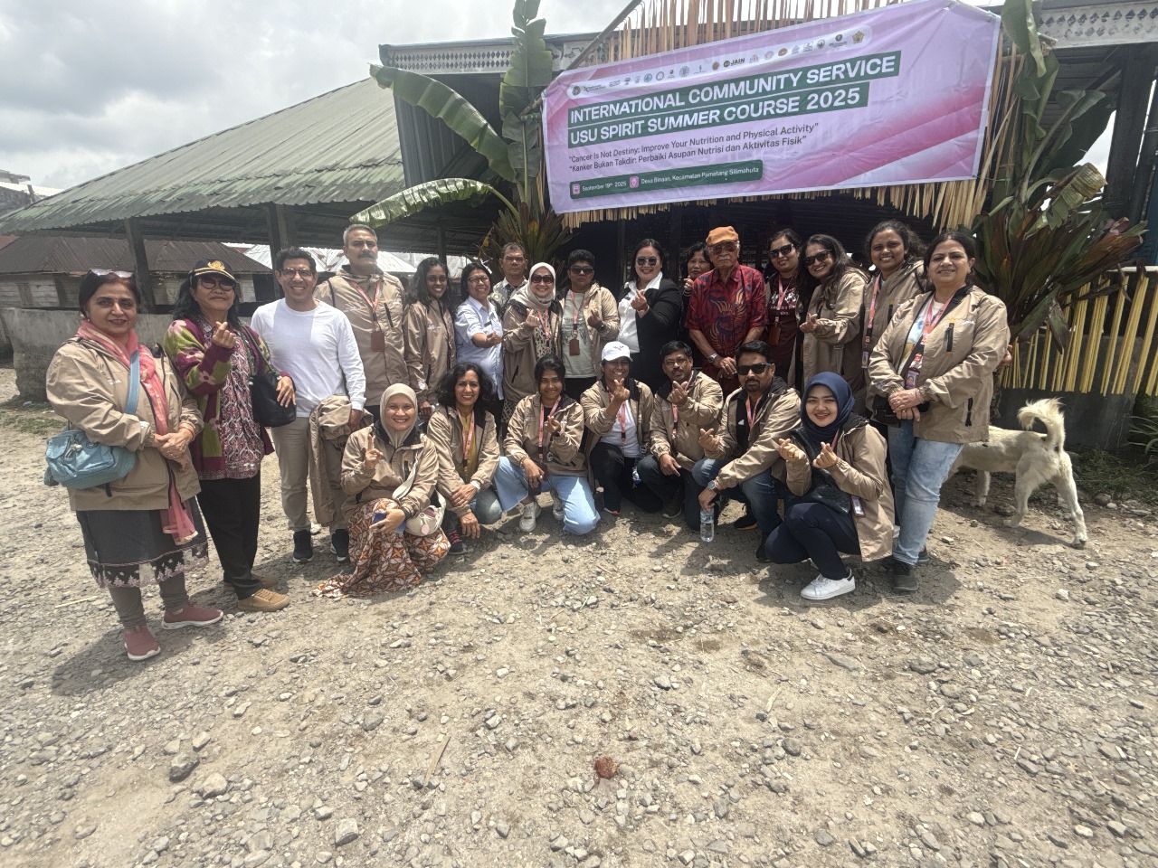 Prodi Gizi Klinik USU Gelar Pengabdian Masyarakat Internasional Di Desa Pamatang Silimahuta