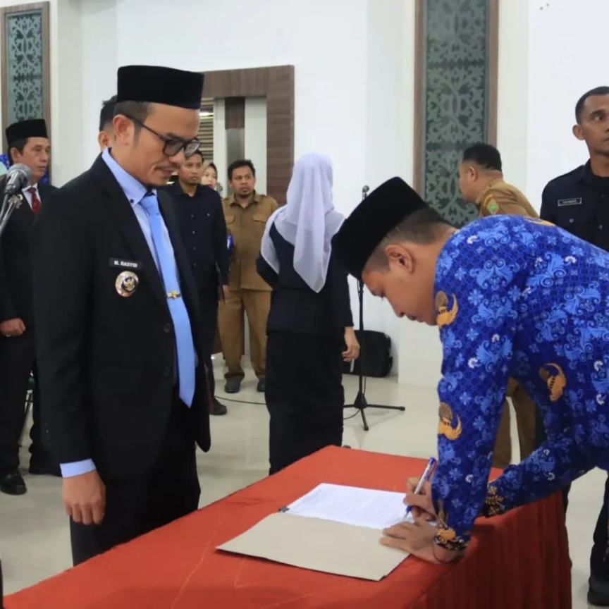 Wali Kota Subulussalam, Rasyid Lantik ASN Dan Launching SR