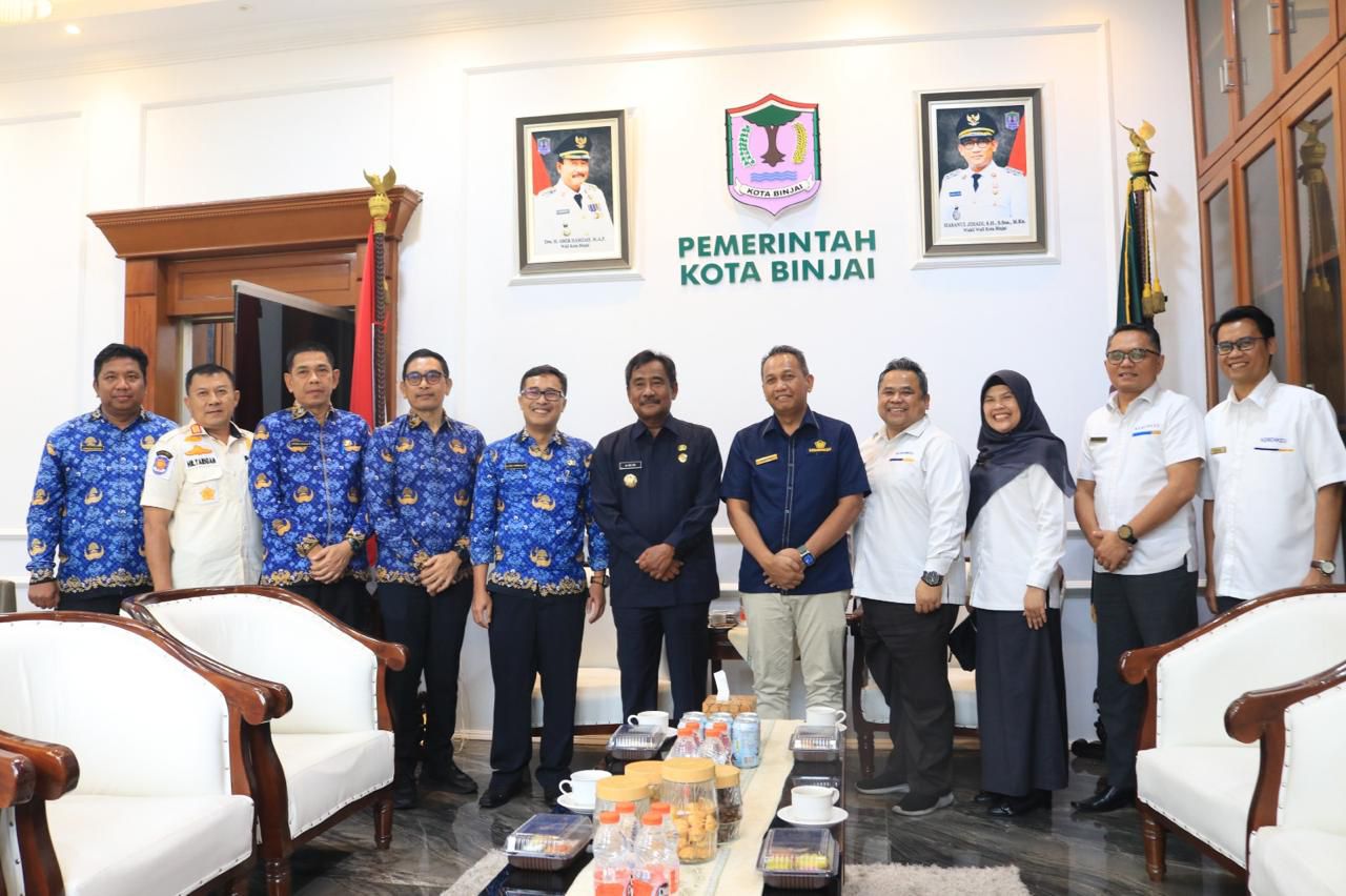 Wali Kota Binjai Terima Audiensi Perwakilan Kanwil DJP