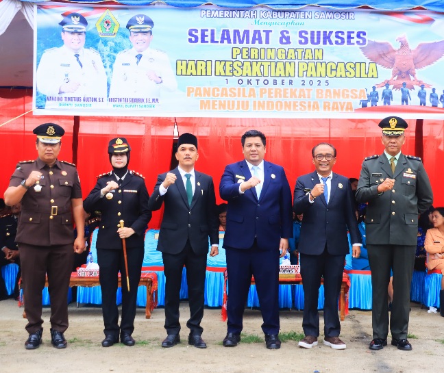 Hari Kesaktian Pancasila, Bupati Samosir: Jaga Keutuhan NKRI