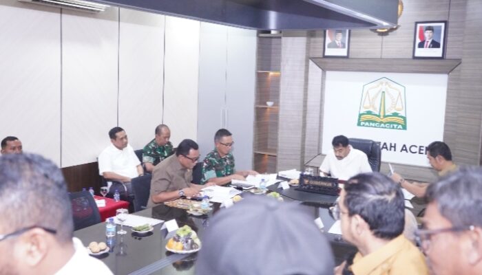 Pangdam IM Dan Gubernur Aceh Sepakat Bentuk Satgas Penertiban Tambang Ilegal