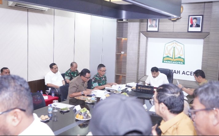 Pangdam IM Dan Gubernur Aceh Sepakat Bentuk Satgas Penertiban Tambang Ilegal