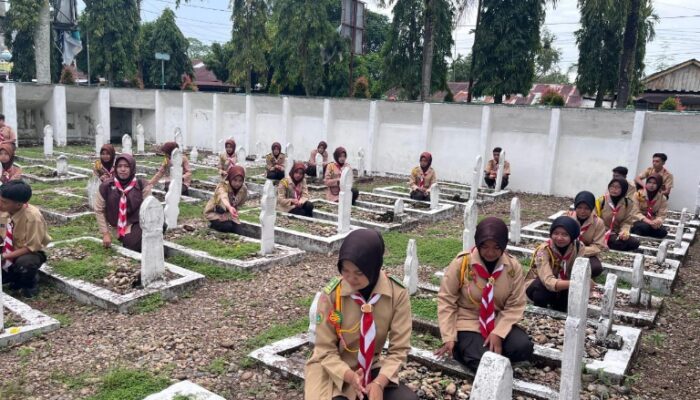 Kwarcab Pramuka Aceh Tamiang Gelar Upacara Hari Kesaktian Pancasila