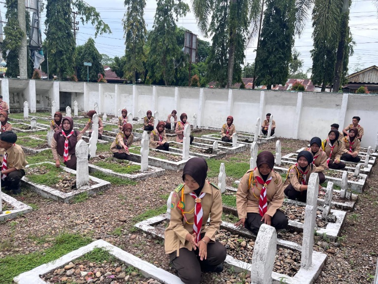 Kwarcab Pramuka Aceh Tamiang Gelar Upacara Hari Kesaktian Pancasila