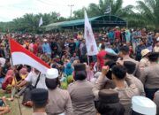 Polres Aceh Utara Kerahkan Ratusan Personel Amankan Aksi Blokade Jalan Di Cot Girek