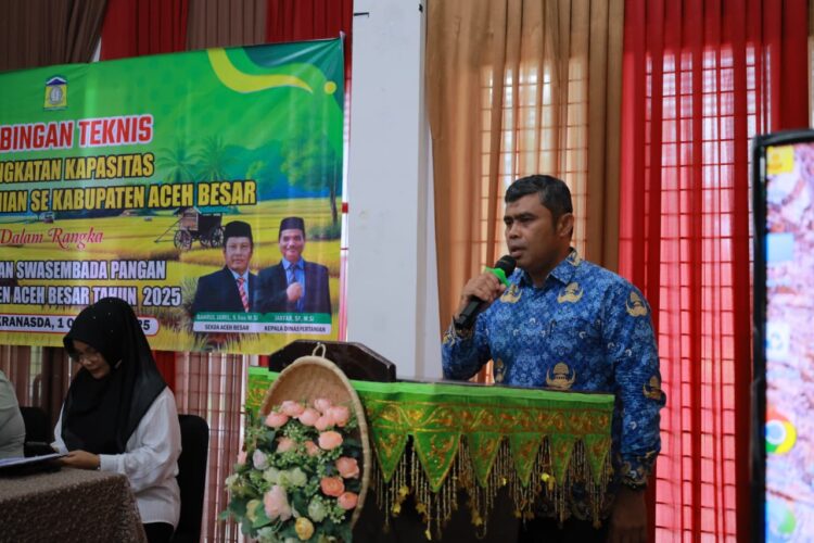 Tingkatkan Kapasitas Penyuluh, Dinas Pertanian Aceh Besar Gelar Bimtek Penyuluh Pertanian