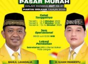 Golkar Langsa Gelar Pasar Murah, Harga Sembako, 1 Paket Rp61 Ribu