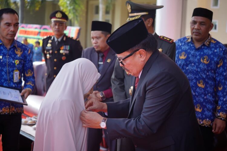 Bupati TRK Serahkan Penghargaan Dan Ambulans Ke Puskesmas Alue Bilie