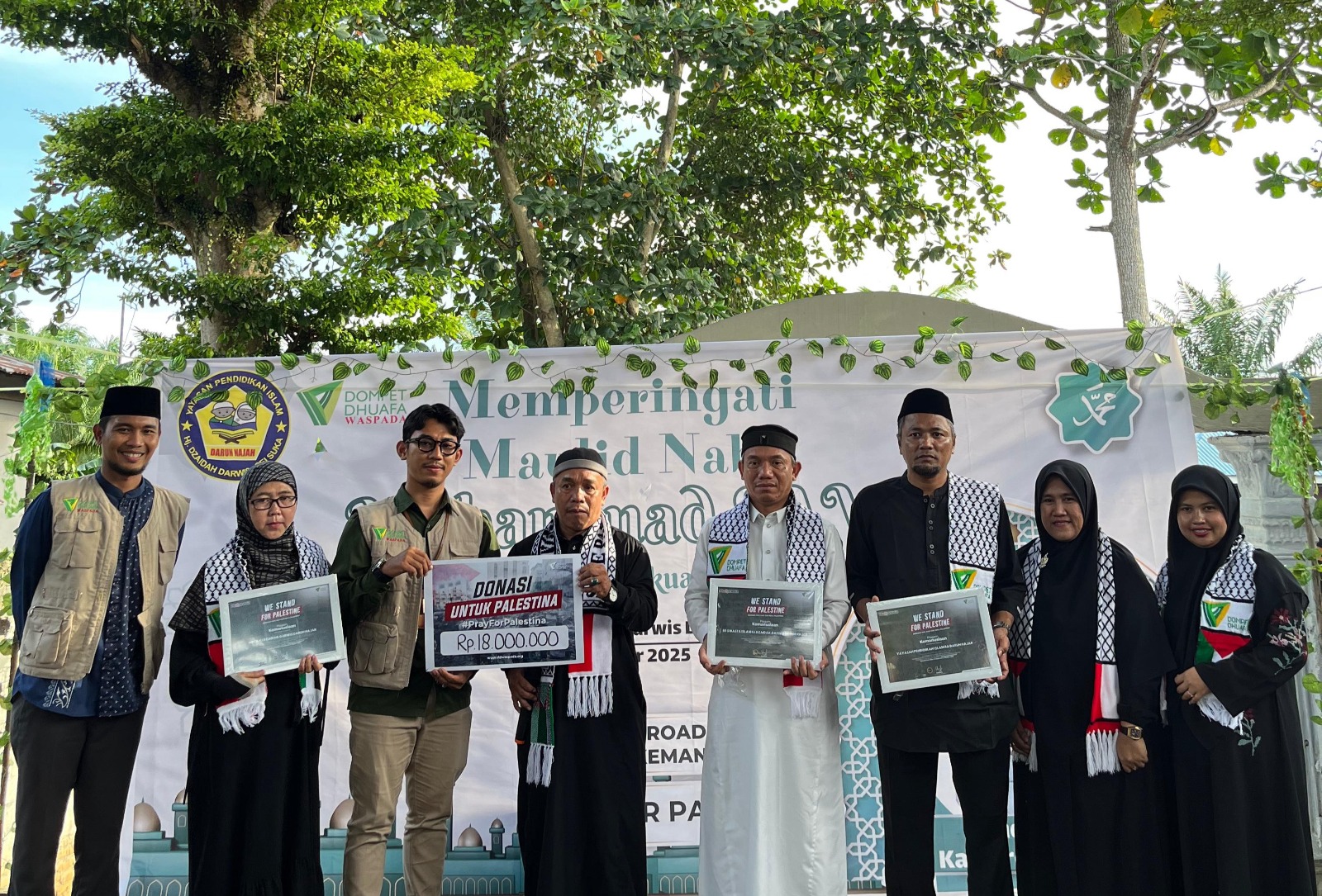 Yayasan Hj. Djaidah Darwis Darun Najah Salurkan Rp18 Juta Lebih untuk Palestina