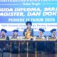 Wisuda lulusan UNPRI periode IX tahun 2025, Rabu (1/10/2025), di Kampus Utama UNPRI, Jalan Sampul Medan.