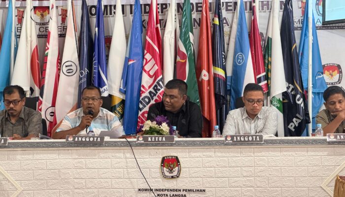KIP Langsa Plenokan PDPB Triwulan III Sebanyak 128.603 Pemilih