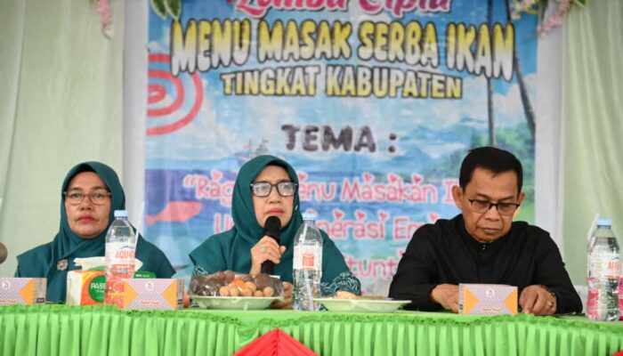 Kampanyekan Gemarikan, Hj Nurul Fazli Buka Lomba Cipta Menu Masak Serba Ikan se-Aceh Besar