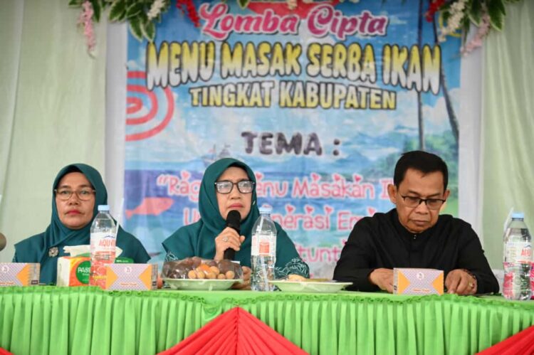 Kampanyekan Gemarikan, Hj Nurul Fazli Buka Lomba Cipta Menu Masak Serba Ikan se-Aceh Besar