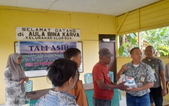 PT KPI RU II P.Brandan Dan Kelompok Tani Pengguna Lahan Bagikan Tali Asih Ke Dhuafa 