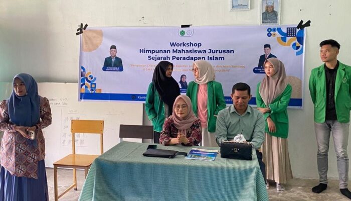 HMJ SPI FUAD IAIN Langsa Workshop Penguatan Literasi Sejarah Kearifan Lokal Ke Pelajar