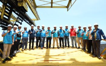Foto Bersama Tim Kunjungan Kerja PLN UID Sumatera Utara bersama Tim PLN Indonesia Power UBP PLTU Pangkalan Susu.