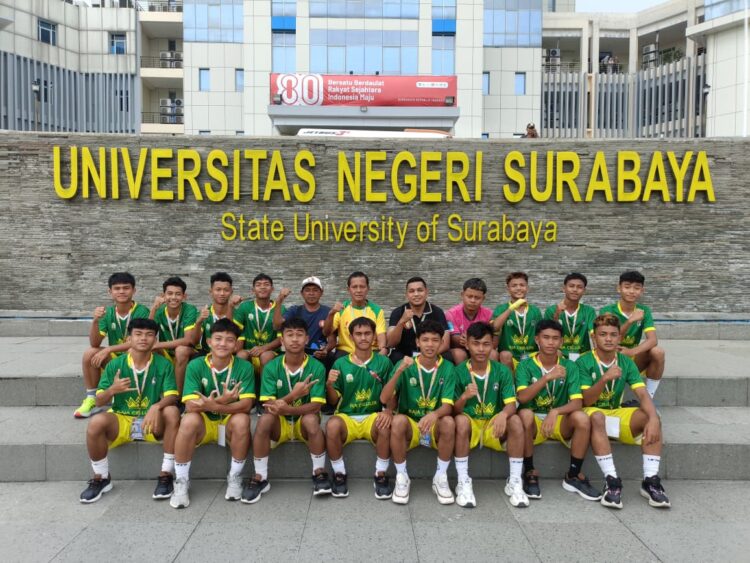 SSB Tamiang United U-15 Raih Medali Perunggu Piala Presiden RI Di Surabaya