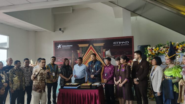 Etihad Airways Buka Penerbangan Perdana Abu Dhabi-Kualanamu