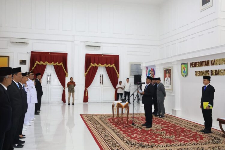 Bupati Sergai Geser Eselon, 47 Pejabat Baru Dilantik