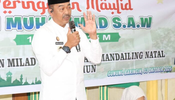 Peringatan Maulid Nabi Muhammad SAW Dirangkai Dengan Milad Ke-64 Bupati Madina