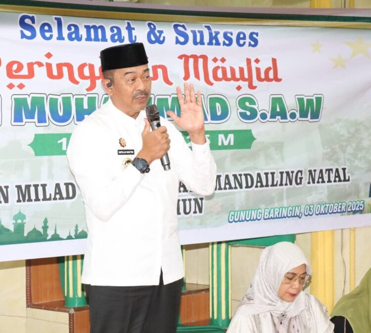 Peringatan Maulid Nabi Muhammad SAW Dirangkai Dengan Milad Ke-64 Bupati Madina