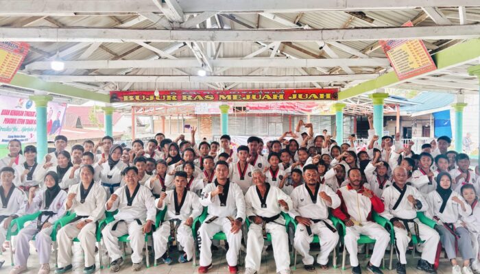 UKT ITFun Sumut Di Karo Kampung Jokowi Sukses, Cetak Bibit Atlet Taekwondo Tangguh