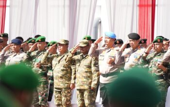Wali Kota Binjai Hadiri Puncak Peringatan HUT Ke-80 TNI Di Lapangan Merdeka Medan