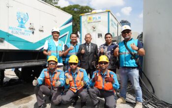 PT PLN (Persero) Unit Induk Distribusi (UID) Sumatera Utara sukses menjaga keandalan pasokan listrik tanpa kedip selama rangkaian Perayaan Hari Ulang Tahun (HUT) ke-80 Tentara Nasional Indonesia (TNI) yang berlangsung di Lapangan Merdeka Medan, Minggu (5/10).