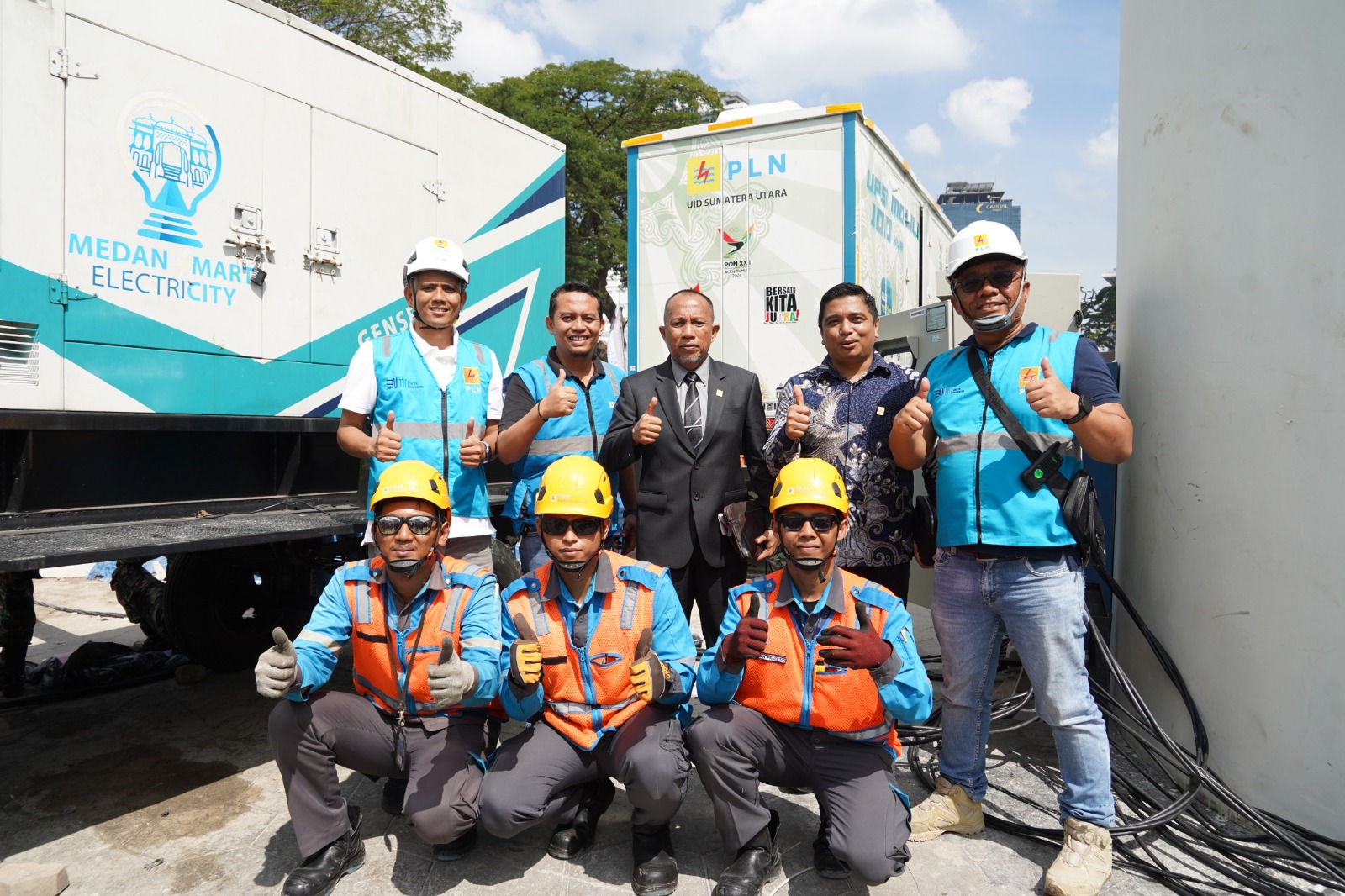 PLN Sukses Hadirkan Listrik Tanpa Kedip Pada Perayaan HUT TNI Di Medan