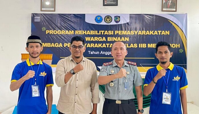 Lapas Meulaboh Gelar Program Rehabilitasi Pemasyarakatan 2025, Gandeng IKAI Aceh