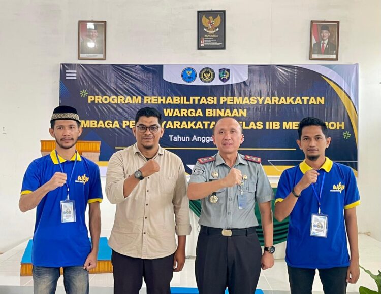 Tolong Lapas Meulaboh Gelar Program Rehabilitasi Pemasyarakatan 2025, Gandeng IKAI Aceh