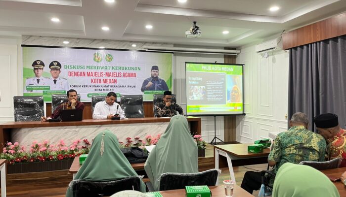 Diskusi FKUB Kota Medan, Rektor UIN Sumut Beri Penguatan Terhadap Literasi Kerukunan Di Dunia Kampus