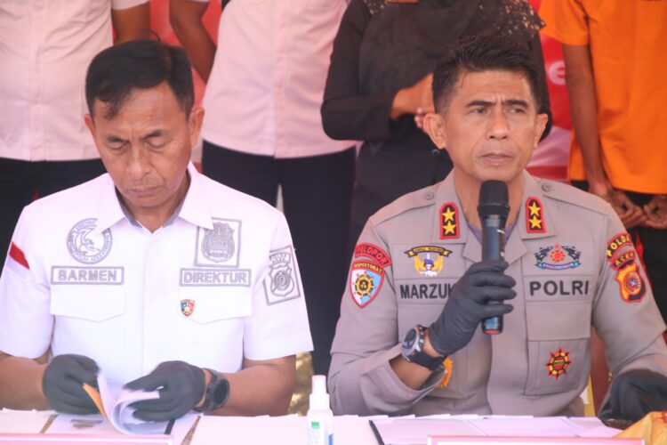 Polda Aceh Gagalkan Peredaran 80,5 Kg Sabu, 1,3 Ton Ganja Dan 1 Kg Kokain