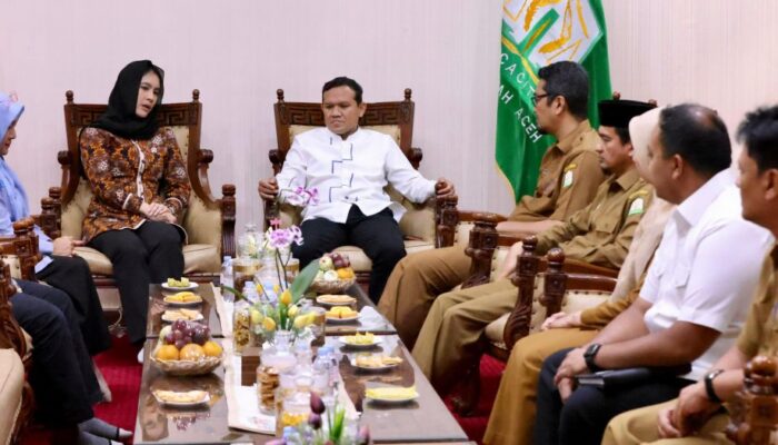 Wakil Gubernur Aceh Sambut Kedatangan Wakil Menteri Kependudukan dan Pembangunan Keluarga
